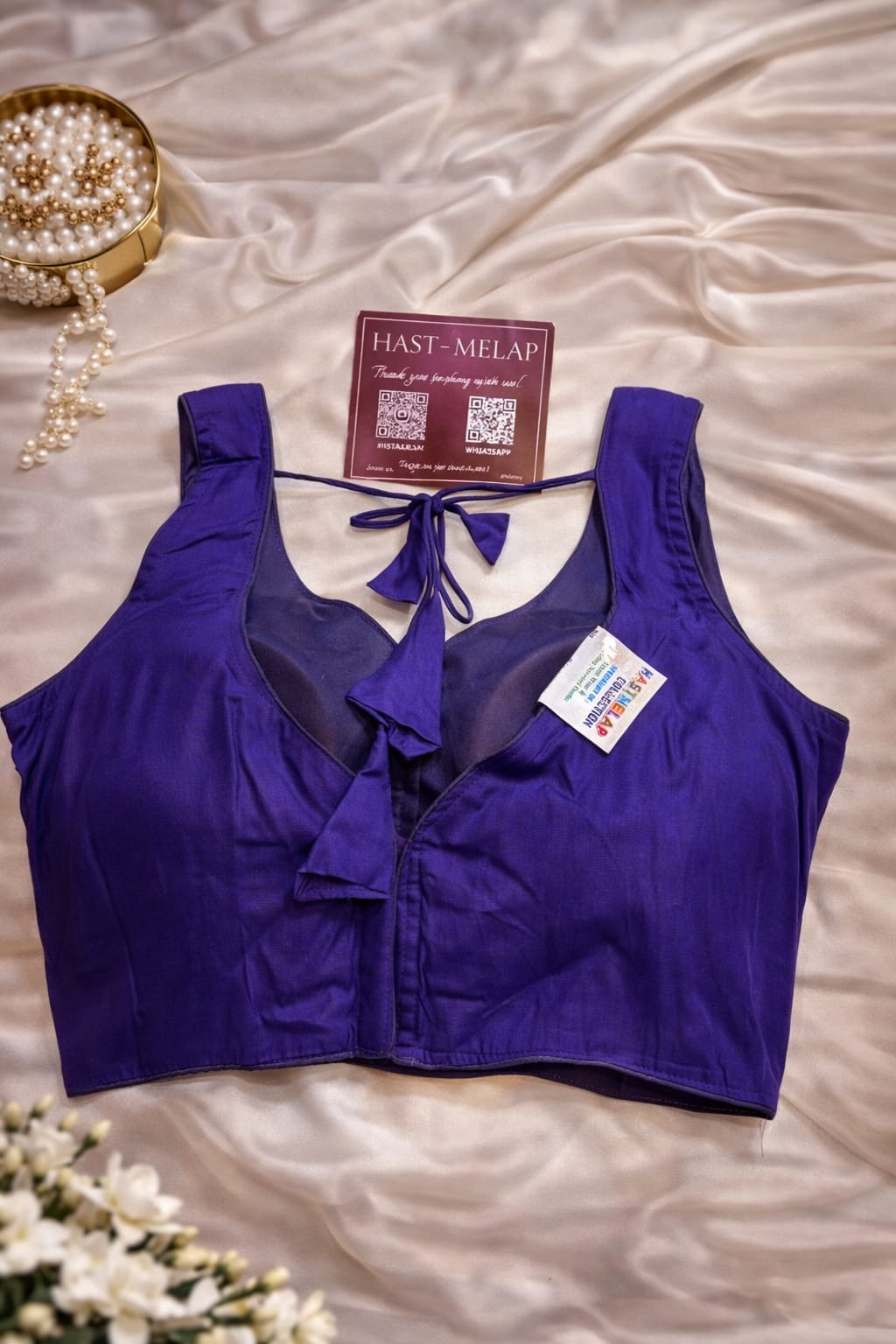 Navratri aabla mirror work Roman silk blouse for women, Gujarati garba blouse with attachable sleeves, traditional festive designer blouse PURPLE