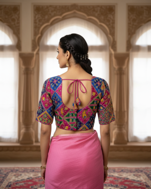 1773513517425_6339 Crepe Viscose V-Neck Blouse