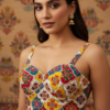 Premium Crepe Viscose Corset Blouse