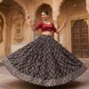40000003 (1) Ajrakh Leaf Buti Print