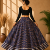 Neelam Heritage Ajrakh Print Skirt