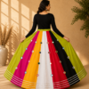 Aarohi Multicolour Mirror Work Skirt