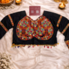 Cotton Kutchi Embroidery Multicolor Mirror Work Blouse