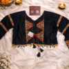 Cotton Kutchi Embroidery Multicolor Mirror Work Blouse