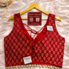 Cotton Ajrakh Cowrie Kodi Blouse