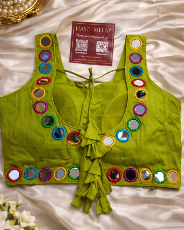 ChatGPT Image Mar 28, 2026, 06_46_06 PM Heavy Fantom Silk Real Mirror Work Blouse