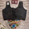 Pure Kadi Cotton Kutchi Cording Embroidered Blouse