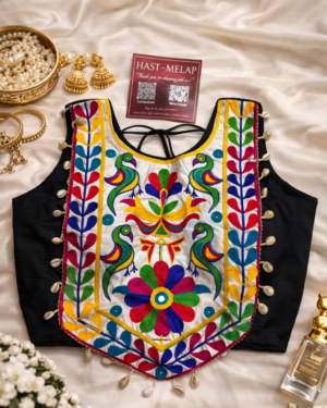 Magic Cotton Heavy Cording & Shell Lace Blouse